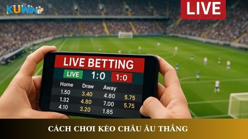 Cách chơi kèo Châu Âu thắng
